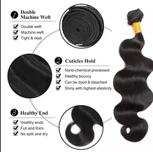 Black 24 26 Body Wave Human Hair Bundles 100 Brazilian Remy Human Hair 3/4 Pcs Original Hair Ladies Bundles For Women